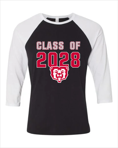 McMinnville Grizzlies Class of 2028 Men's Baseball T-Shirt