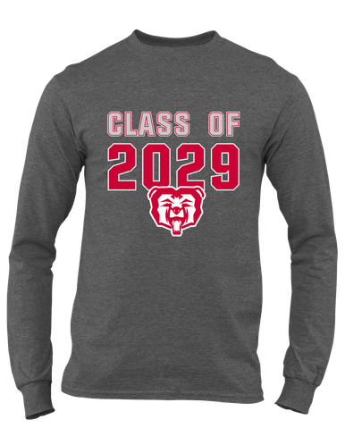 McMinnville Grizzlies Class of 2029 Men's LS T-Shirt