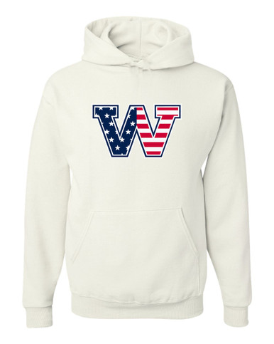 Washington Patriots W Script Mascot #1 Men's Premium Hoodie