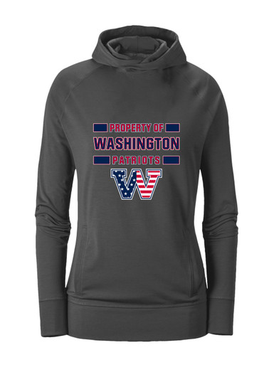 Washington Patriots W Script Property Of Women's Hoodie