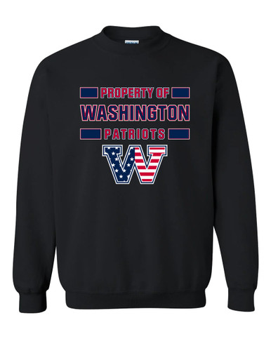 Washington Patriots W Script Property Of Men's Sweatshirt