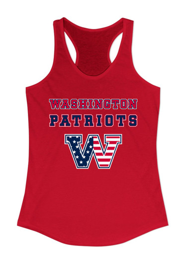 Washington Patriots W Script Spirit Women's Tank Top