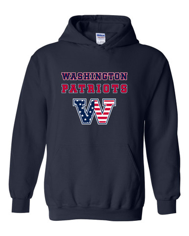 Washington Patriots W Script Spirit Men's Hoodie