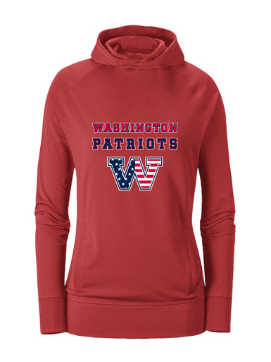 Washington Patriots W Script Spirit Women's Hoodie