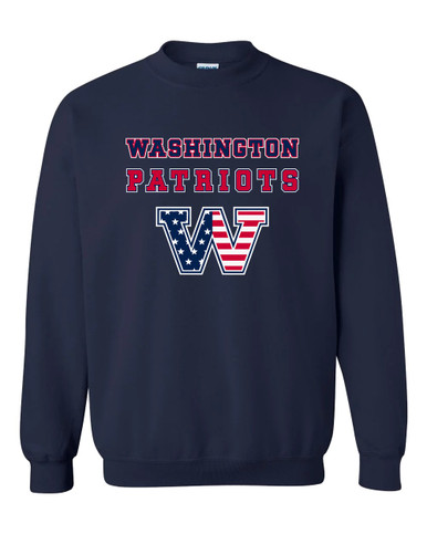 Washington Patriots W Script Spirit Men's Sweatshirt