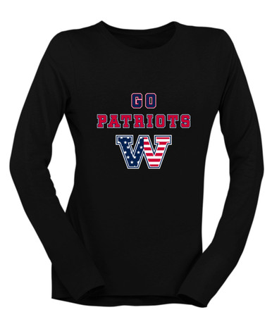 Washington Patriots W Script Go Team Women's Premium LS T-Shirt