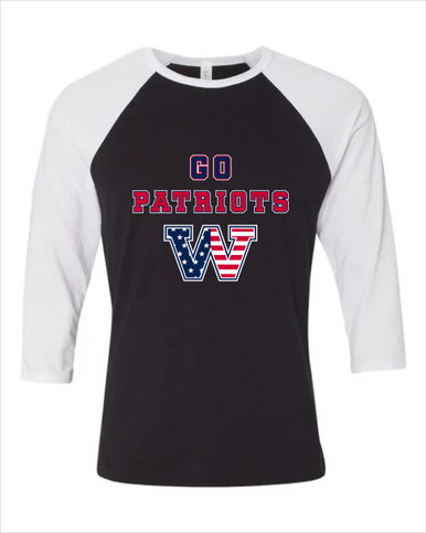 Washington Patriots W Script Go Team Women's Baseball T-Shirt