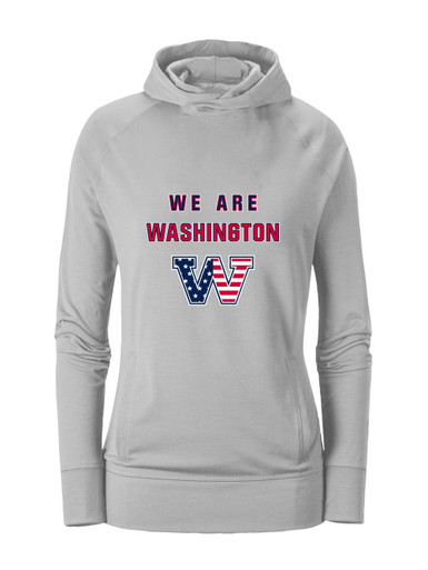 Washington Patriots W Script We Are Women's Hoodie
