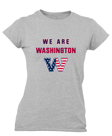 Washington Patriots W Script We Are Women's Premium SS T-Shirt