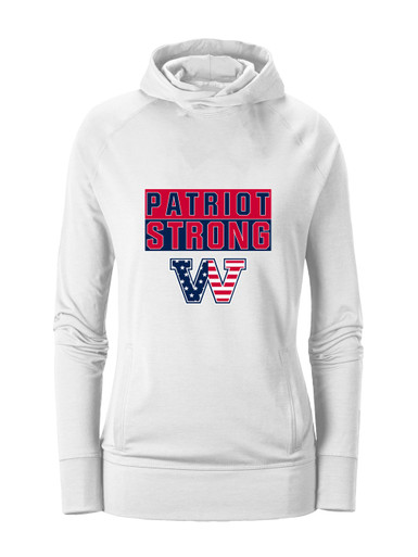 Washington Patriots W Script Strong #1 Women's Hoodie