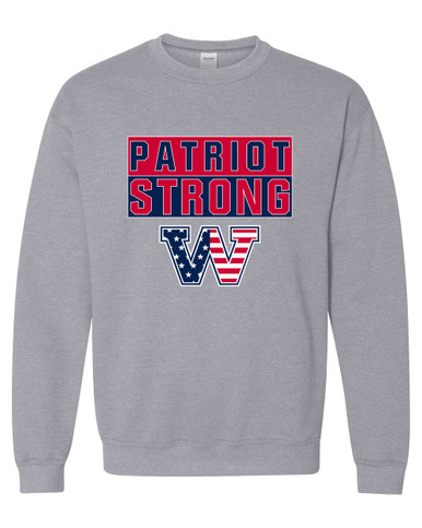 Washington Patriots W Script Strong #1 Men's Sweatshirt
