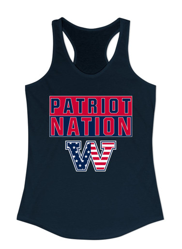 Washington Patriots W Script Nation #1 Women's Tank Top