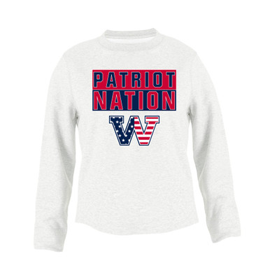 Washington Patriots W Script Nation #1 Men's Sweatshirt