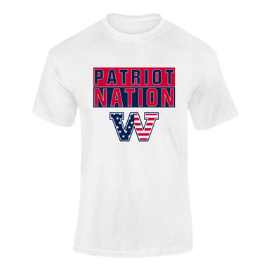 Washington Patriots W Script Nation #1 Men's Premium SS T-Shirt