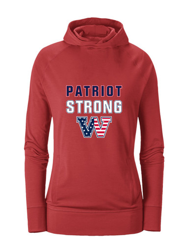 Washington Patriots W Script Strong #2 Women's Hoodie
