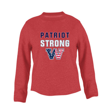 Washington Patriots W Script Strong #2 Women's Sweatshirt