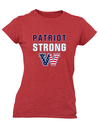 Washington Patriots W Script Strong #2 Women's Premium SS T-Shirt