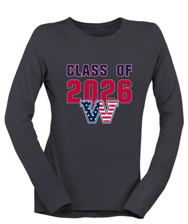 Washington Patriots W Script Class of 2026 Women's LS T-Shirt