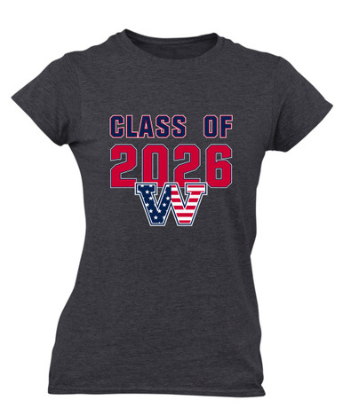 Washington Patriots W Script Class of 2026 Women's SS T-Shirt
