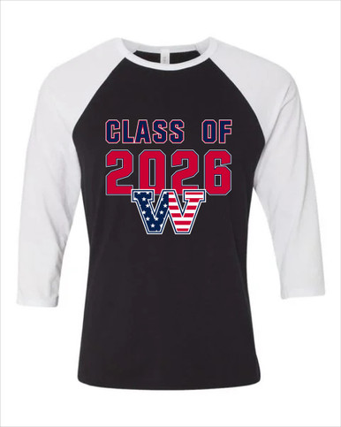 Washington Patriots W Script Class of 2026 Men's Baseball T-Shirt