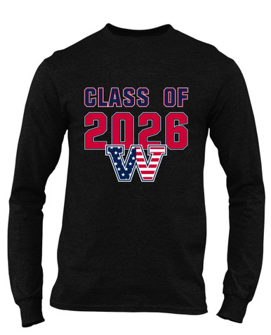 Washington Patriots W Script Class of 2026 Men's LS T-Shirt