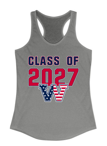 Washington Patriots W Script Class of 2027 Women's Tank Top