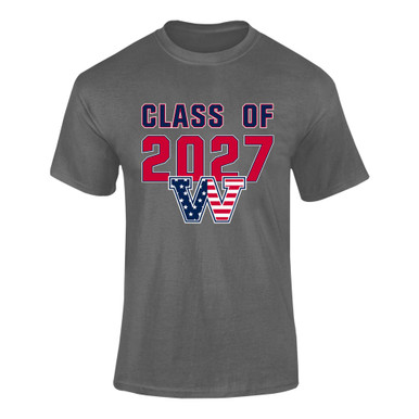Washington Patriots W Script Class of 2027 Men's SS T-Shirt