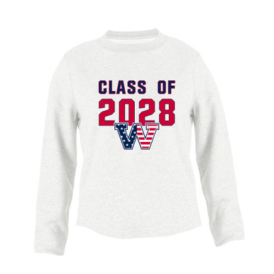 Washington Patriots W Script Class of 2028 Women's Sweatshirt