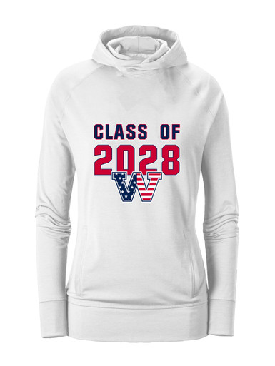 Washington Patriots W Script Class of 2028 Women's Hoodie