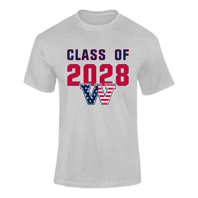 Washington Patriots W Script Class of 2028 Men's Premium SS T-Shirt