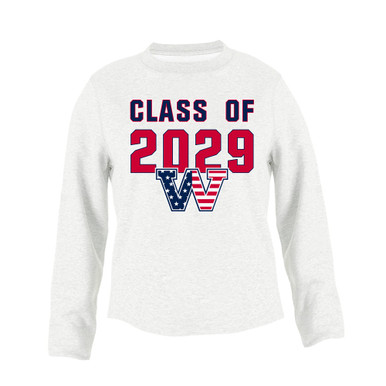 Washington Patriots W Script Class of 2029 Men's Sweatshirt