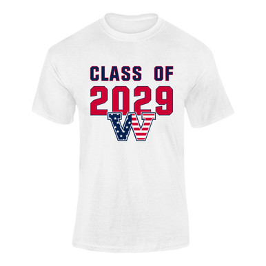Washington Patriots W Script Class of 2029 Men's Premium SS T-Shirt