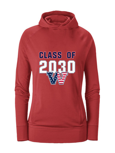 Washington Patriots W Script Class of 2030 Women's Hoodie