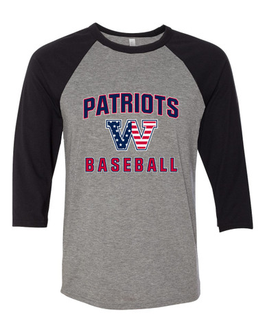 Washington Patriots W Script Baseball #1 Women's Baseball T-Shirt