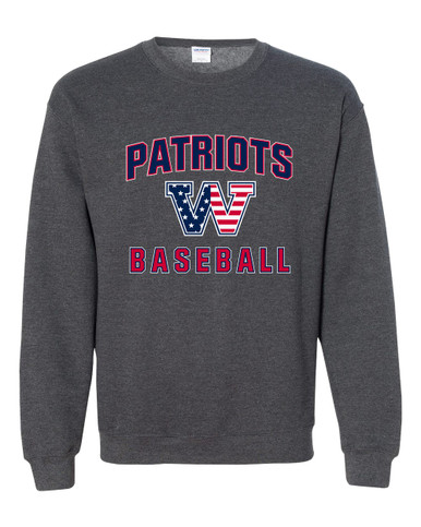 Washington Patriots W Script Baseball #1 Men's Sweatshirt