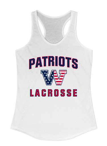 Washington Patriots W Script Lacrosse Women's Tank Top