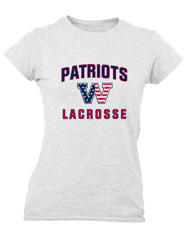 Washington Patriots W Script Lacrosse Women's SS T-Shirt