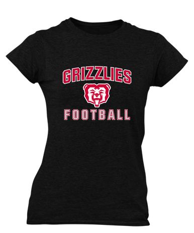McMinnville Grizzlies Football #1 Women's SS T-Shirt