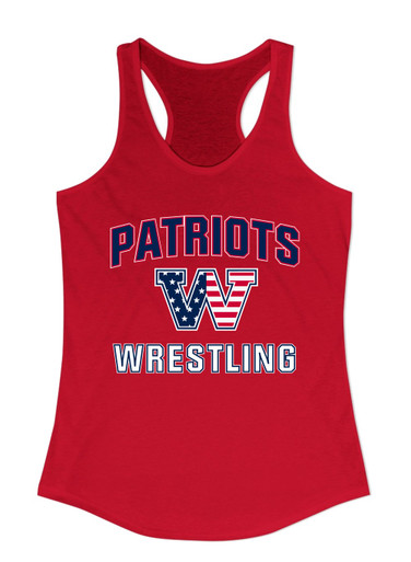 Washington Patriots W Script Wrestling Women's Tank Top