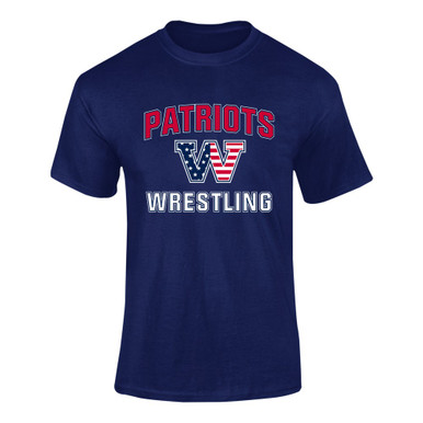 Washington Patriots W Script Wrestling Men's SS T-Shirt