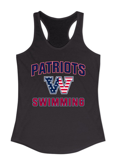 Washington Patriots W Script Swimming Women's Tank Top