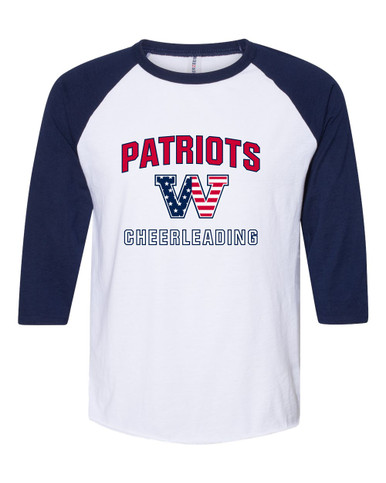 Washington Patriots W Script Cheerleading Women's Baseball T-Shirt