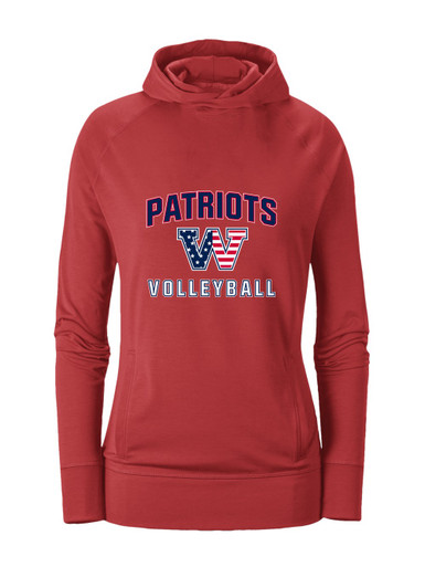 Washington Patriots W Script Volleyball Women's Hoodie