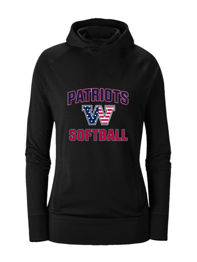 Washington Patriots W Script Softball #1 Women's Hoodie
