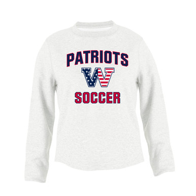 Washington Patriots W Script Soccer #1 Men's Sweatshirt