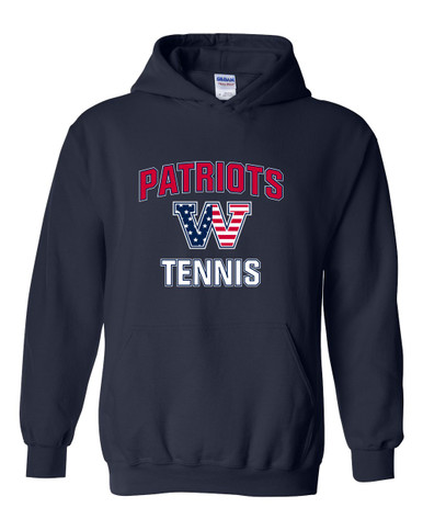 Washington Patriots W Script Tennis Men's Hoodie
