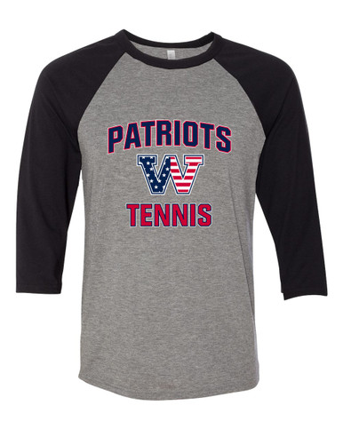 Washington Patriots W Script Tennis Women's Baseball T-Shirt
