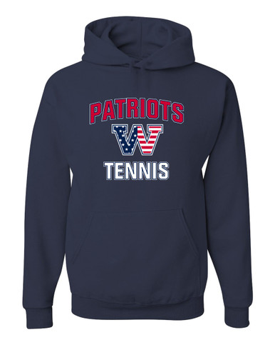 Washington Patriots W Script Tennis Men's Premium Hoodie