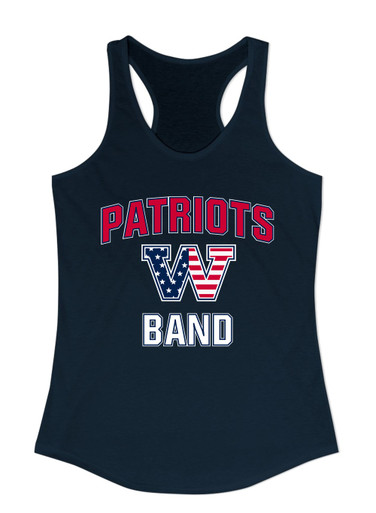 Washington Patriots W Script Band # 1 Women's Tank Top