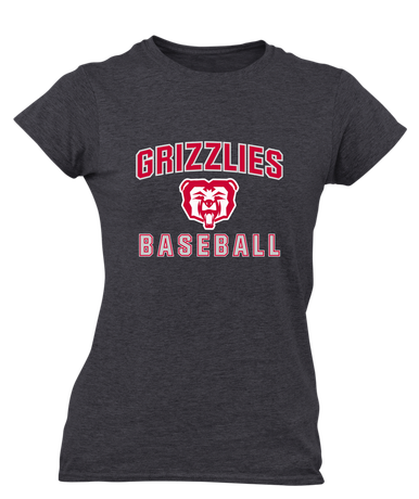 McMinnville Grizzlies Baseball #1 Women's Premium SS T-Shirt